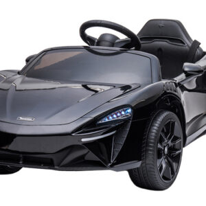 Електромобіль McLaren JL211 чорний, шкіряні сидіння, колеса EVA, MP3, Р/К, 12В*7АH, 2*25W