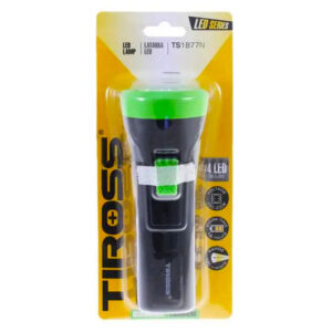 Ліхтарик світлодіодний Tiross TS1877N на акумуляторі (500 mAh), зарядка від розетки