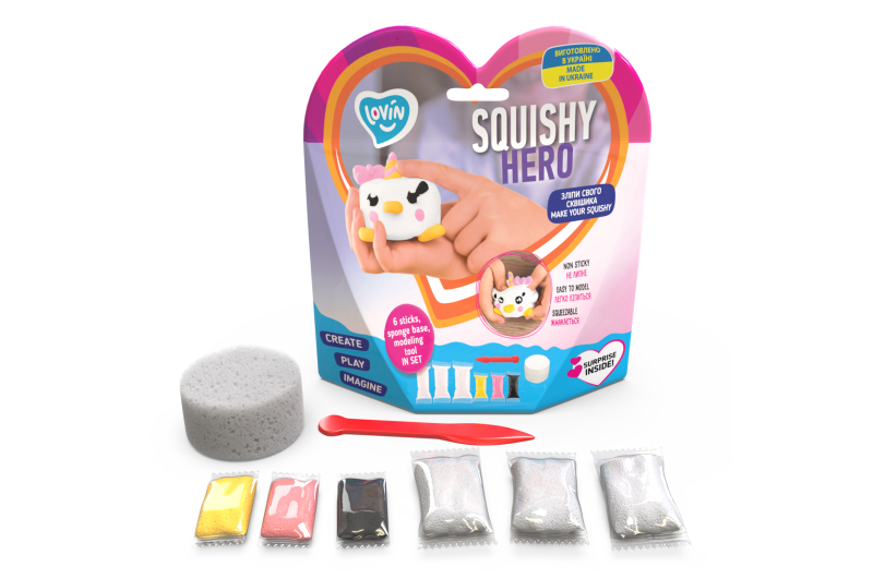 Набір для ліплення з легким пластиліном 70129 "Squishy Teensy-Weensy" LOVIN