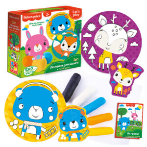 Набір для ліплення з тістом "Fisher Price. Лісові друзі" VT4502-04 VladiToys