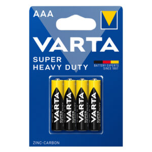Батарейки сольові 2003 R-03 SUPER LIFE 4 шт. на блістері Varta