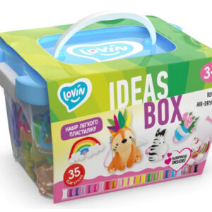 Набір для ліплення з легким пластиліном 70108 "Ideas box" LOVIN