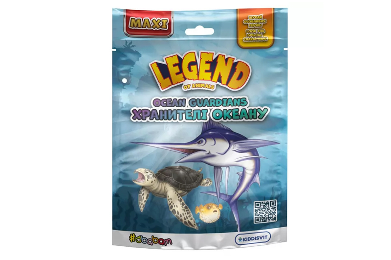 Стретч-іграшка у вигляді тварини 106/CN24 Legend of animals Максі-Охоронці океану (в дисплеї) #SBABAM - Зображення 2