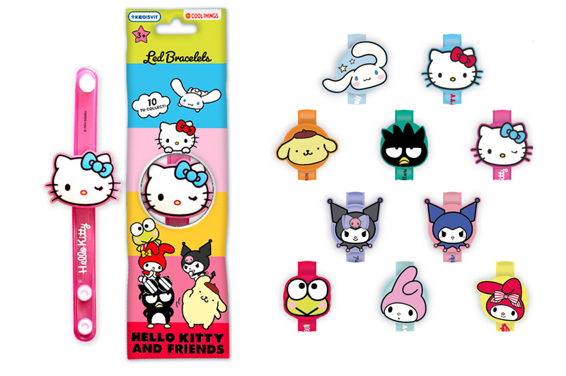 Колекційний LED-браслет COOL THINGS серії "Hello Kitty" - ХЕЛОУ КІТТІ Й ДРУЗІ HK002