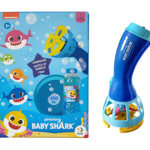 Генератор мильних бульбашок 200612 "Baby Shark" на батарейках + 450 мл DoDo