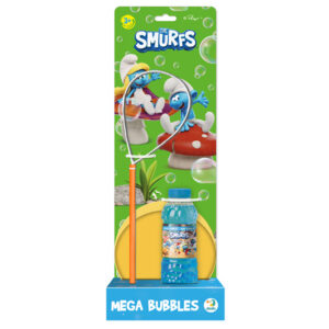 Бульбашки мильні 200637 "Mega Bubbles з тарілкою Смурфики" об'єм 450 мл DoDo