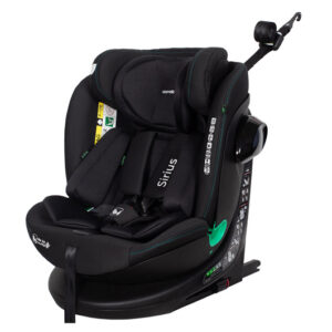 Автокрісло CRL-8808 "Sirius" Absolute Black i-Size 40-150см ISOFIX, поворот CARRELLO