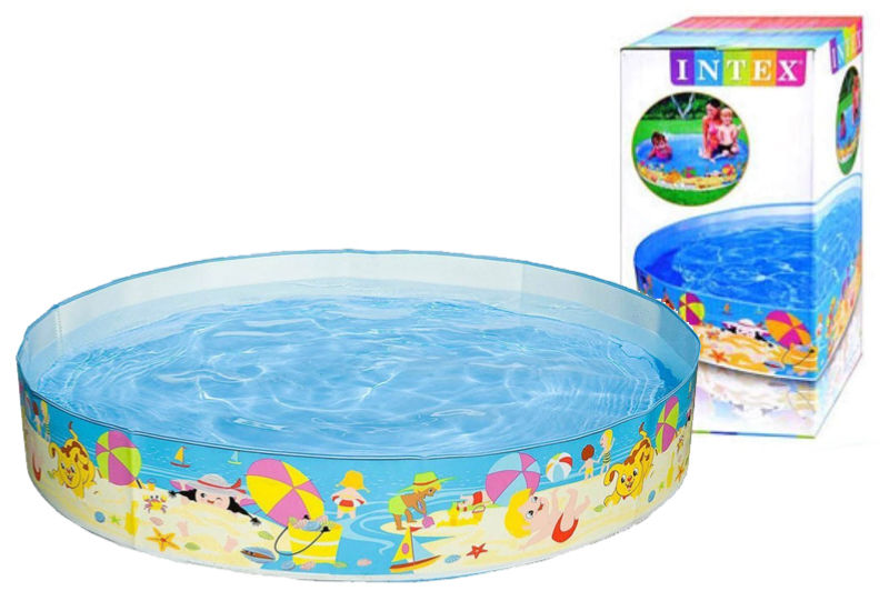 Басейн INTEX "Пляж" каркасний в коробці 56451 р.152*25см