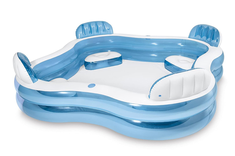 Басейн INTEX "Сімейний" в коробці 56475 р.229*229*66см - Зображення 3
