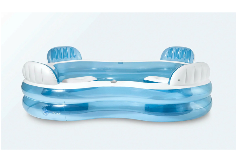 Басейн INTEX "Сімейний" в коробці 56475 р.229*229*66см - Зображення 5