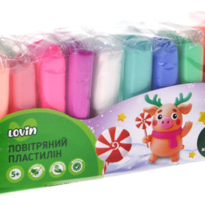 Набір для ліплення з легким пластиліном 70136 9 кольорів LOVIN