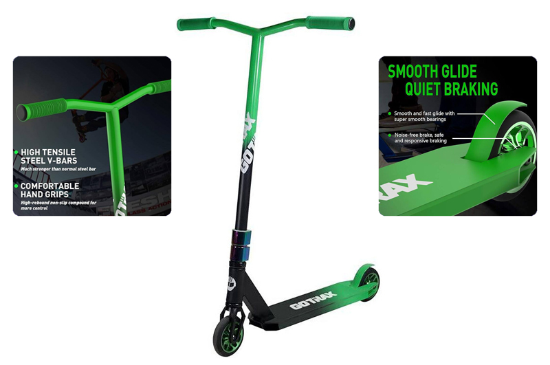 Самокат трюковий Go TRAX ST PRO 200 GREEN - Зображення 2