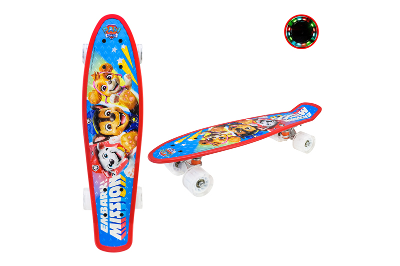 Пенні борд PP2504 Paw Patrol 56x15 см, колеса PU світло 56х15х13 см