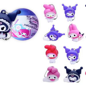 Фігурка-сюрприз HK024 на ланцюжку в кулі "Hello Kitty" - Моя Мелоді ТА Куромі (в асортименті) COOL THINGS