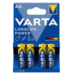 Батарейки LR-6 Longlife Power alkaline 4 шт. на блістері Varta