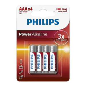 Батарейки PHILIPS PowerLife alkalin LR03  4 шт. блістер