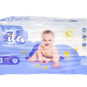 Підгузники ILA Ultra delicate "3 MIDI 4-9кг, 56шт в уп