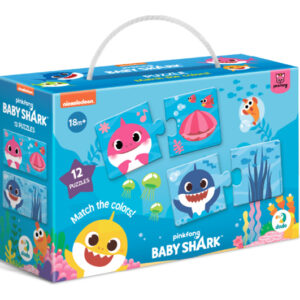 Пазли Дуо 200586 "Baby Shark: З'єднай кольори" DoDo