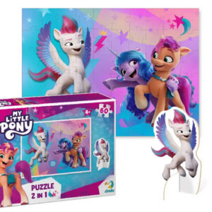 Пазли - 60 елм. - 200137 "My Little Pony. Пригоди Санні, Іззі та Зіпп" з фігуркою DoDo