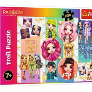 Пазли - 200 елм. - 13289 "MGA Rainbow High!", Trefl
