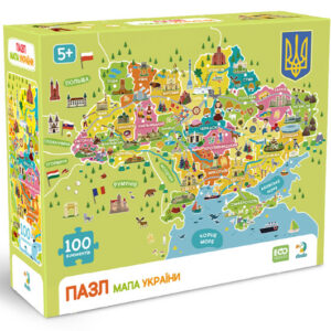 Пазли - 100 елм. - 300706 "Мапа України" DoDo