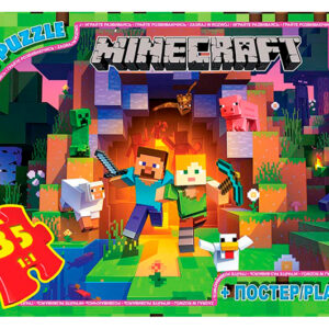 Пазли 35 ел. ТМ "G-Toys" із серії "Minecraft" (Майнкрафт) MC787