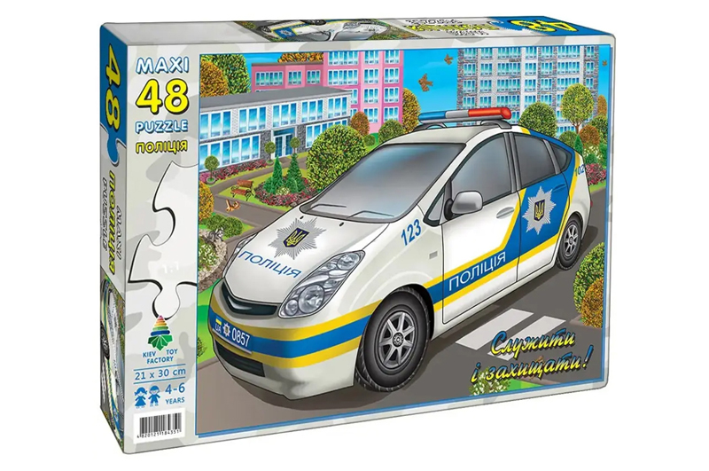 Пазли 48 елем. "Поліція" КФІ