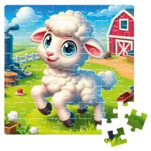 Пазли De.tail. Спритна овечка. 64 деталі DT1234-22 (укр) Vladi Toys