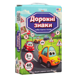 Набір парних пазлів 30934 "Дорожні знаки" Strateg