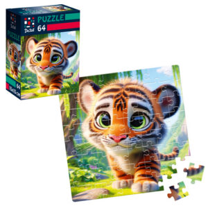 Пазли De.tail. Миле тигреня. 64 деталі DT1234-15 (укр) Vladi Toys