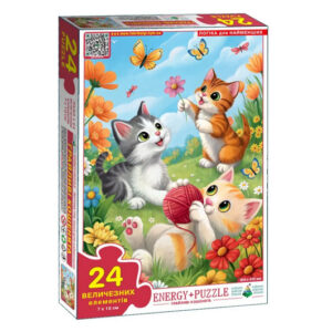 Пазл 24 елем. "Грайливі кошенята" КФІ