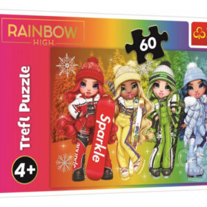 Пазли - 60 елм. - 17380 "MGA Rainbow High", Trefl