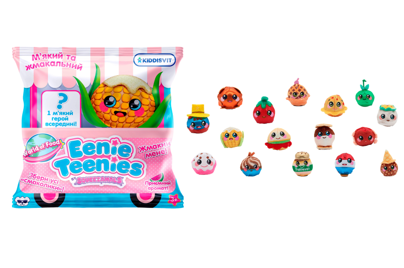 М'яка іграшка SQUEEZAMALS серії "Eenie Teenies" СМАКОЛИКИ SQ03890-5030 (16 видів в асорт.)