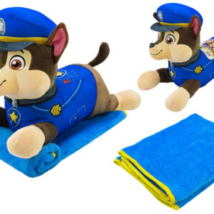 М'яка подушка з пледом KH71/001L Paw Patrol  р-р 60x21x36см, плед 118x80 см Kids Hits
