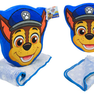 М'яка подушка з пледом KH70/001L Paw Patrol  р. 38x41x7см плед, р.118x80см Kids Hits