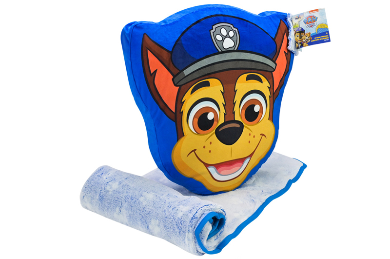 М'яка подушка з пледом KH70/001L Paw Patrol р. 38x41x7см плед, р.118x80см Kids Hits - Зображення 2