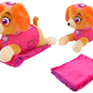 М'яка подушка з пледом KH71/002L Paw Patrol, р-р 60x21x36см, плед 118x80 см Kids Hits