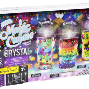 Набір для творчості MgC-02-01 "MAGIC CANDLE CRYSTAL" парафінові свічки своїми руками DANKO