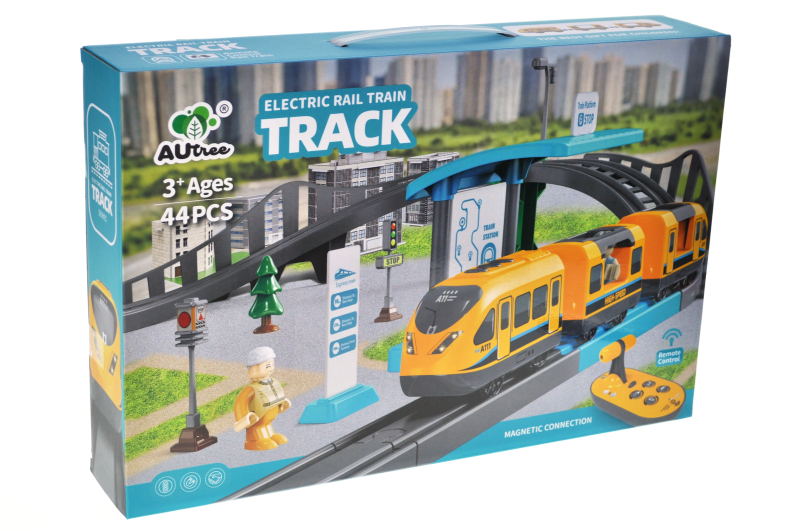 Залізна дорога AU7660 на батарейках, в коробці р.43x8x30 см YG Toys