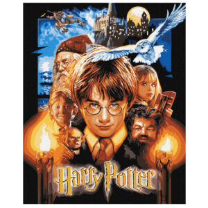 Набір для розпису по номерах 40x50 см KHO8716 "Harry Potter: Постер" з фарбами металік Ideyka