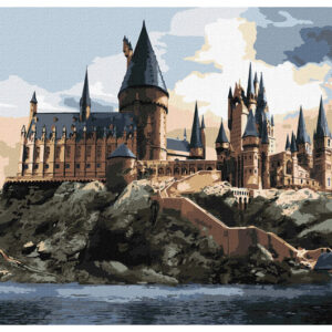 Набір для розпису по номерах 40x50 см KHO6432 "Harry Potter: Гоґвортс вдень" Ideyka
