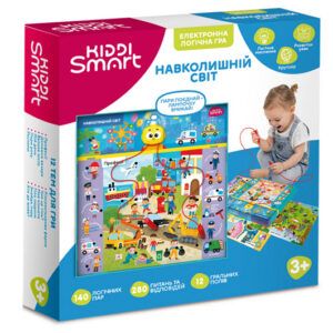 Електронна логічна гра 157-A-0022-UA НАВКОЛИШНІЙ СВІТ S2 KIDDI SMART