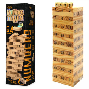 Настільна гра NT-01U "NUMBER TOWER" DANKO