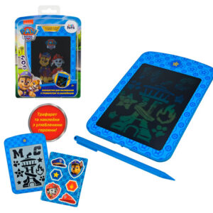 Планшет для малювання Paw Patrol KH74/001L, LCD екран 6,5'', трафарет, наліпки блістер р.15x22x3см