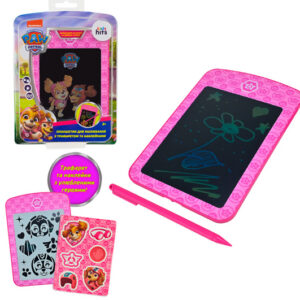Планшет для малювання Paw Patrol KH74/002L LCD екран 6,5'', трафарет, наліпки блістер р.15x22x3см