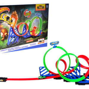 Траса Гонка 6604 – Looping Track із трьома кільцями та стартом, короб.50x8x33 см