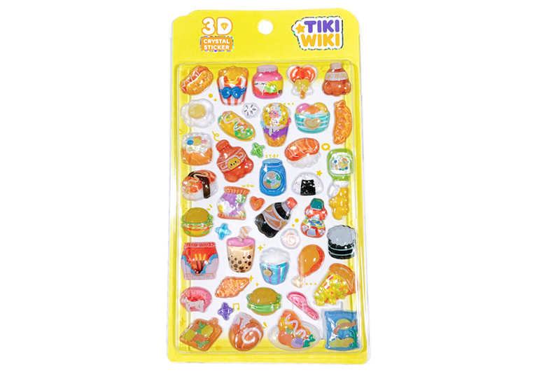 Набір 3D-наліпок 51368 TIKI WIKI серії "Crystal" – ТІКІ СМАКОЛИКИ