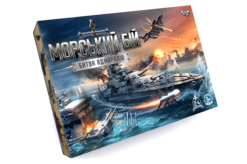 Настільна гра G-MB-04U "Морський бій. Битва адміралів" DANKO