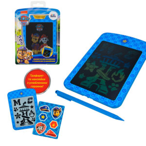 Планшет для малювання Paw Patrol KH73/001L LCD екран 8,5'', трафарет, наліпки в кор. 21x25x3см