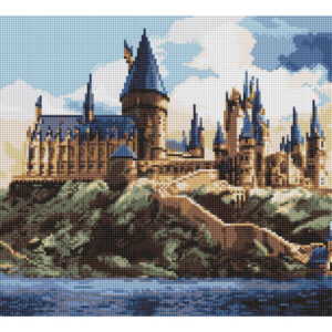 Набір з алмазною мозаїкою WB AMO20360 "Harry Potter: Гоґвортс вдень" 40х50см